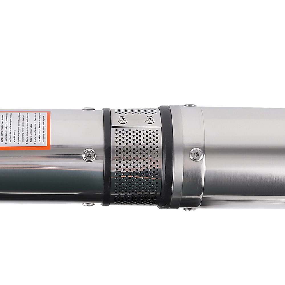 35 °C 4 inch 1100W 6600 L/H Brushless Submersible Pump 102m + 20m Cable