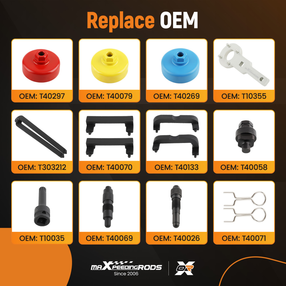 Engine Camshaft Timing Tool compatible for VW Audi T40133 T40071 T40058T10172,T40069