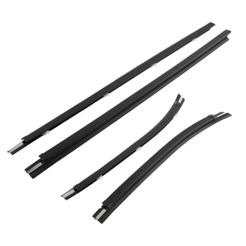4pcs Exterior Window Weatherstrip Set compatible for Toyota Tacoma Double Cab 1995-2004