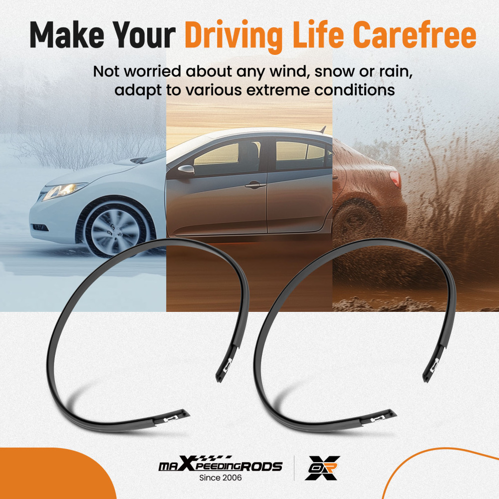 LeftRight 2x Roof Molding Trim Set compatible for Honda Civic Sedan 2012-2015 74316TR0A01