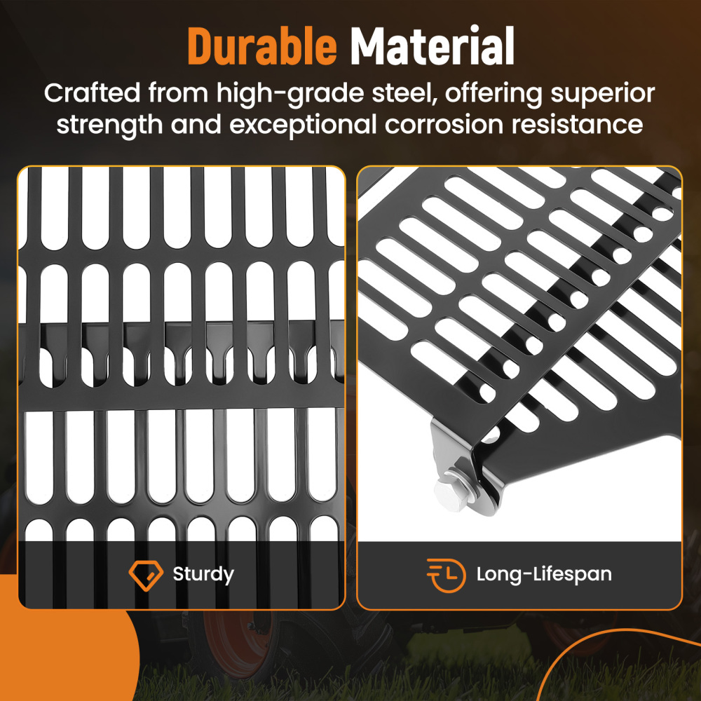 Heavy Duty Steel Brush Guard Insert compatible for Kubota L2501 L3301 L3901 L4710 Tractor