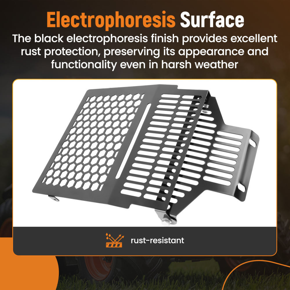 Heavy Duty Steel Brush Guard Insert compatible for Kubota L2501 L3301 L3901 L4710 Tractor