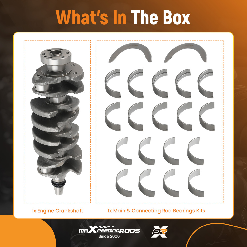 G4FJ 1.6L CrankshaftBearings Set compatible for Hyundai Tucson compatible for Kia Soul 2015-20