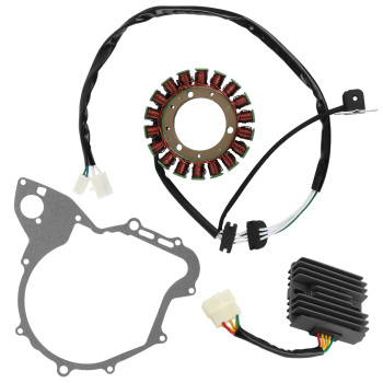 Stator Regulator Rectifier W/Gasket compatible for Yamaha V Star 650 XVS650 Classic 04-2010