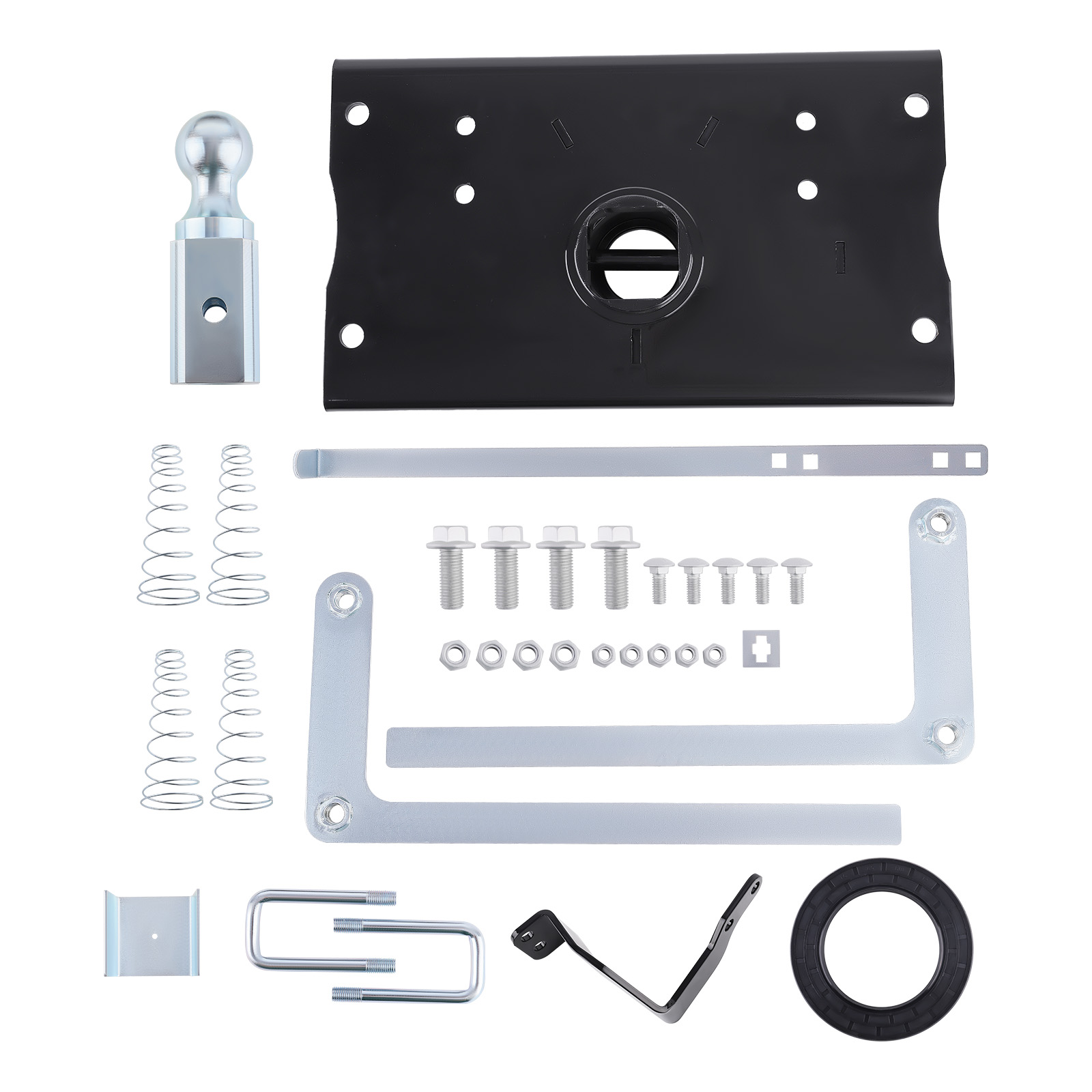 Trailer Hitches Gooseneck Trailer Hitch Mount Kit compatible for Ram 2500 2014-2018 Black