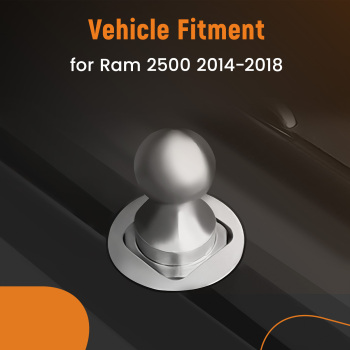 Trailer Hitches Gooseneck Trailer Hitch Mount Kit compatible for Ram 2500 2014-2018 Black