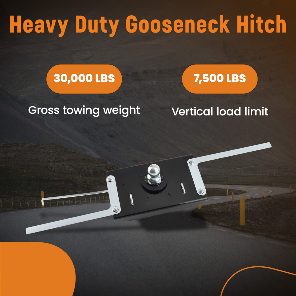 Trailer Hitches Gooseneck Trailer Hitch Mount Kit For Ram 2500 2014-2018 Black