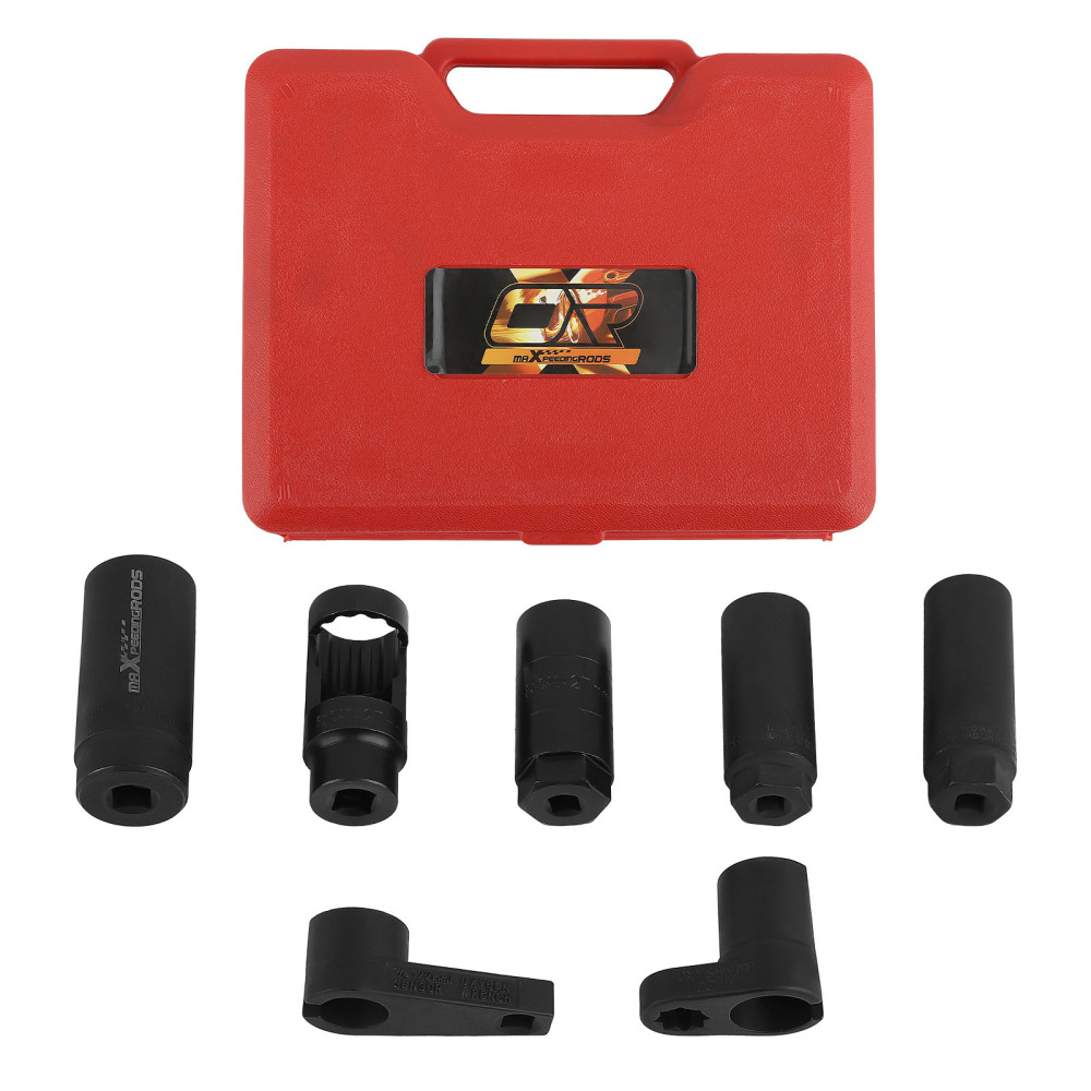 Universal O2 Oxygen Sensor Socket Tool 1/2 3/8 Square Drive Removal 7/8 22mm