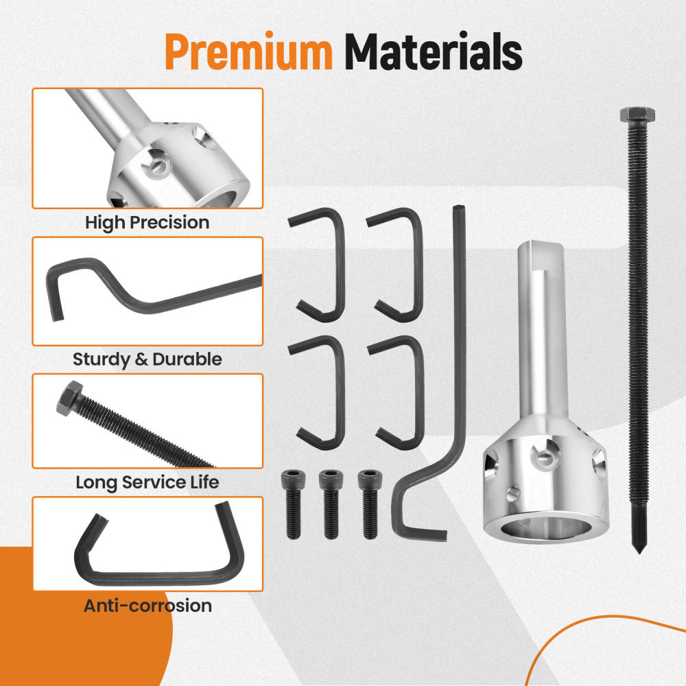 UP-1 Ultimate Hub Fan Blade Blower Wheel Puller Kit for 5/8 Belt Drive1/2