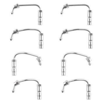 Fuel Injector Lines Set Of 8 compatible for GMC Sierra 3500 compatible for V8 6.6L S-ilverado 2500 HD compatible for V8
