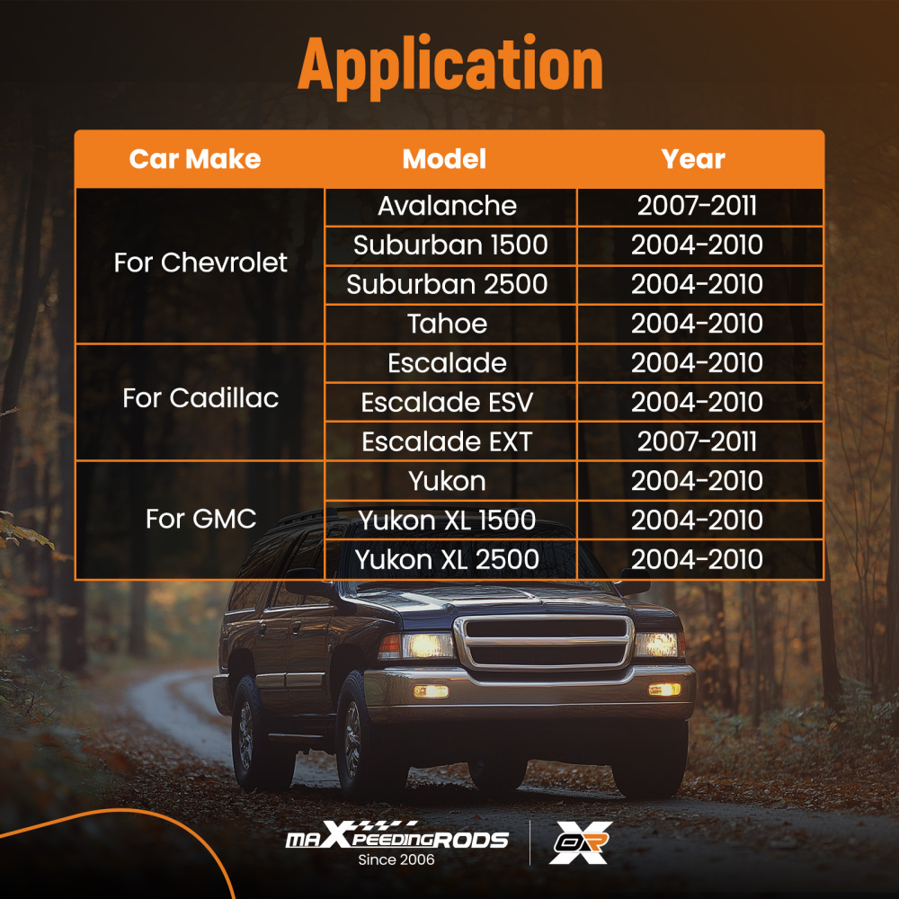 Rear LH + RH Air Suspension Ride Height Sensor compatible for Chevrolet Avalanche 5.3L 6.0L