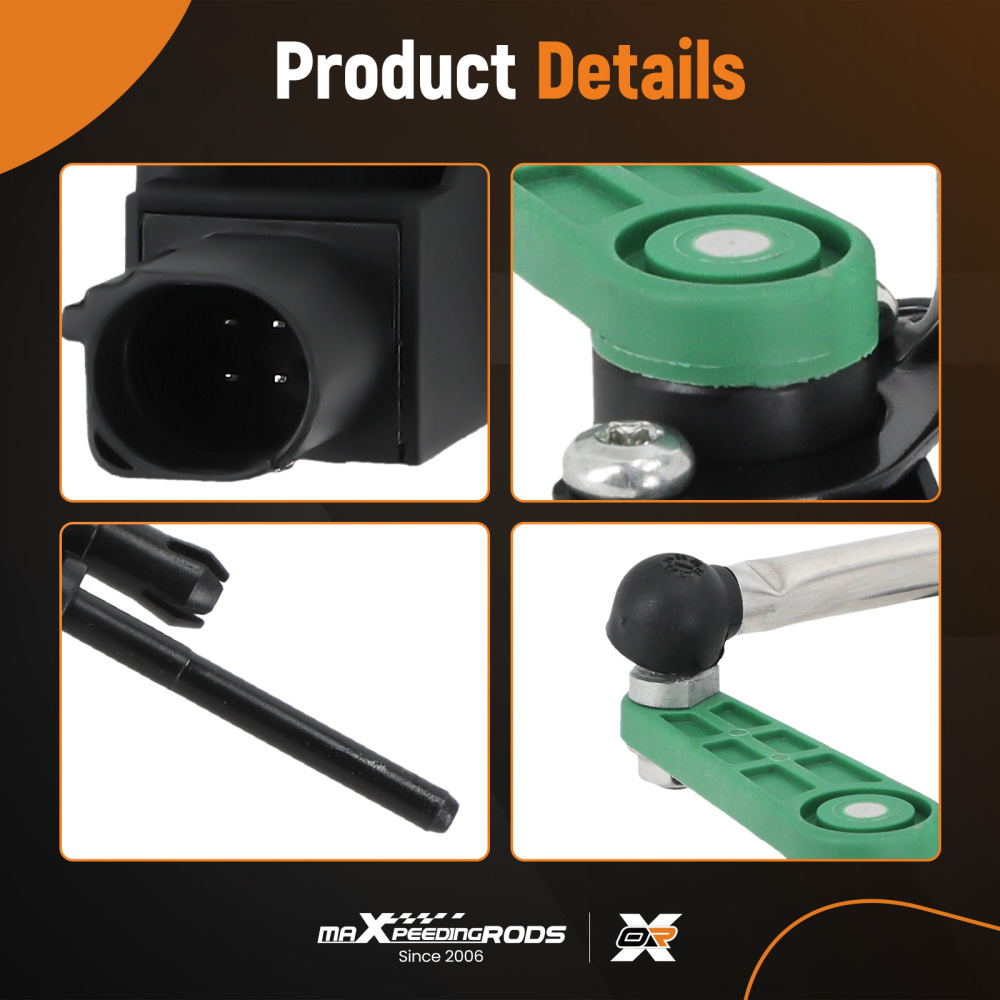 Anteriore Sinistro Sensore Altezza compatibile per VW Touareg 7P5 2010-2018 7P0616213 4Pin