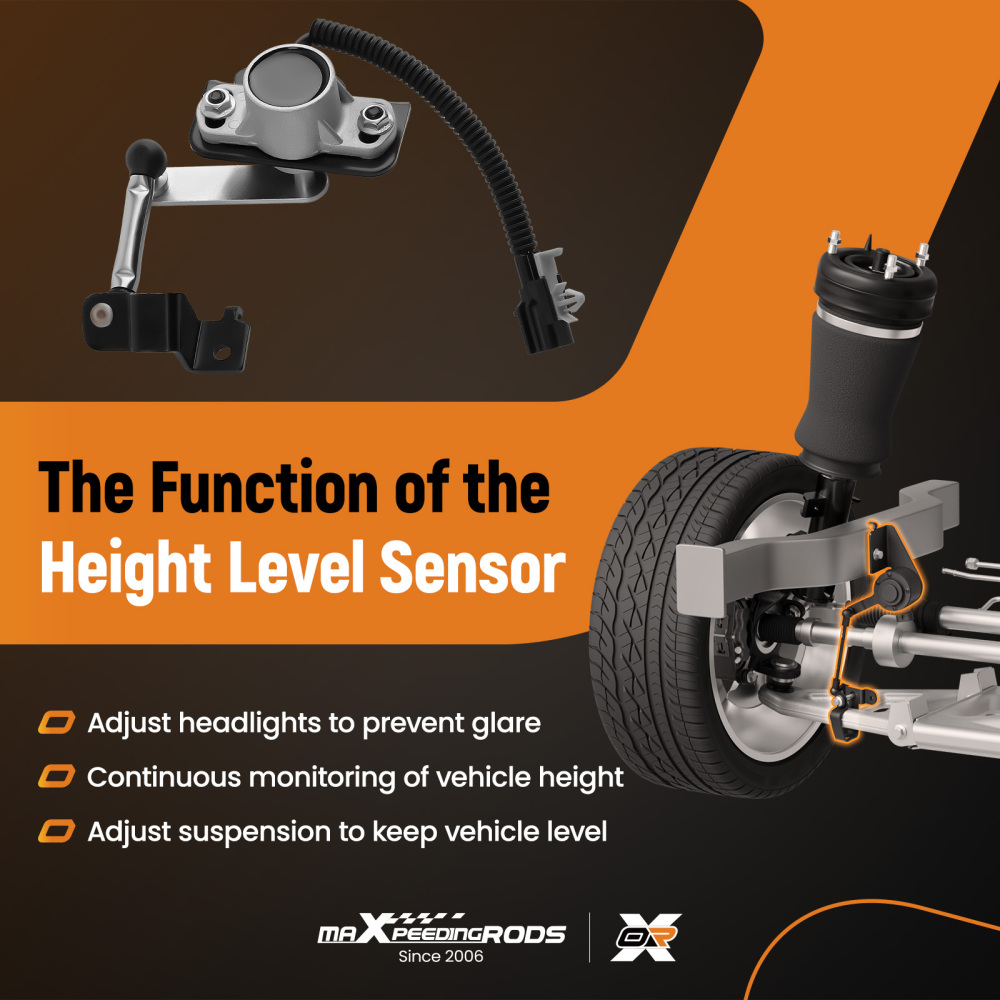 Rear Suspension Height Adjusting Sensor compatible for Infiniti QX56 Base 5.6L compatible for V8 2011-2013