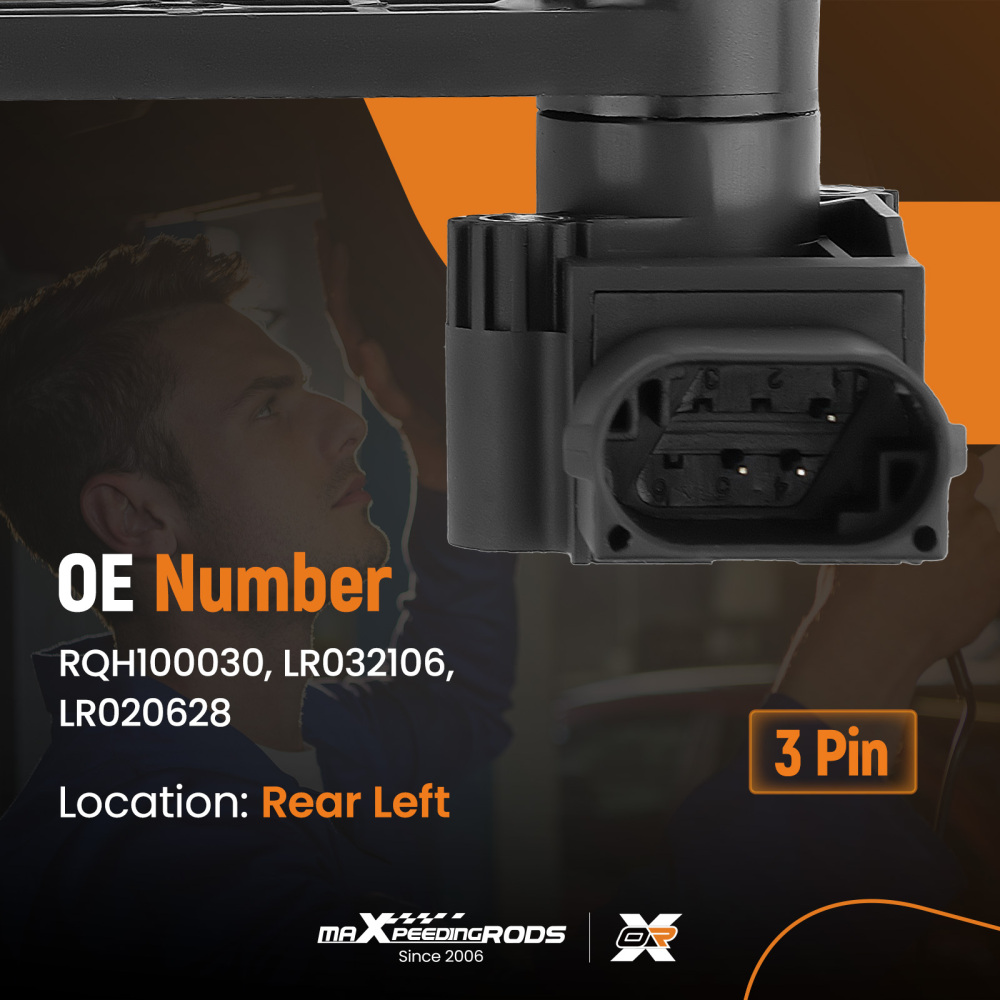Rear Height Level Sensor compatible for Land Rover L322 Series compatible for Range Rover V8 4.2L/Compatible for V8 4.4L