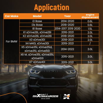 Air Suspension Ride Height Level Sensor compatible for BMW X5 sDrive35i xDrive35d xDrive35i