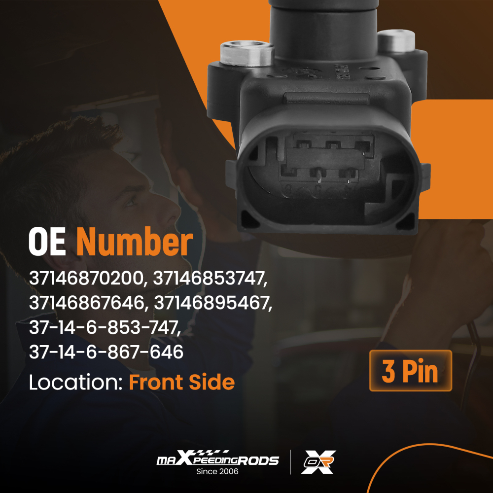 Air Suspension Ride Height Level Sensor compatible for BMW X5 sDrive35i xDrive35d xDrive35i