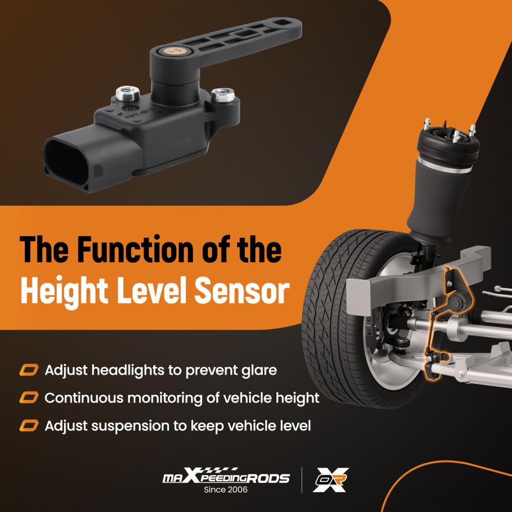 Air Suspension Ride Height Level Sensor compatible for BMW X5 sDrive35i xDrive35d xDrive35i