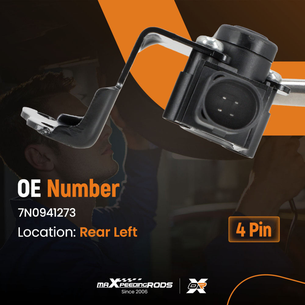 Posteriore Sinistro Sensore Altezza compatibile per VW Sharan 7N Passat 362 365 7N0941273