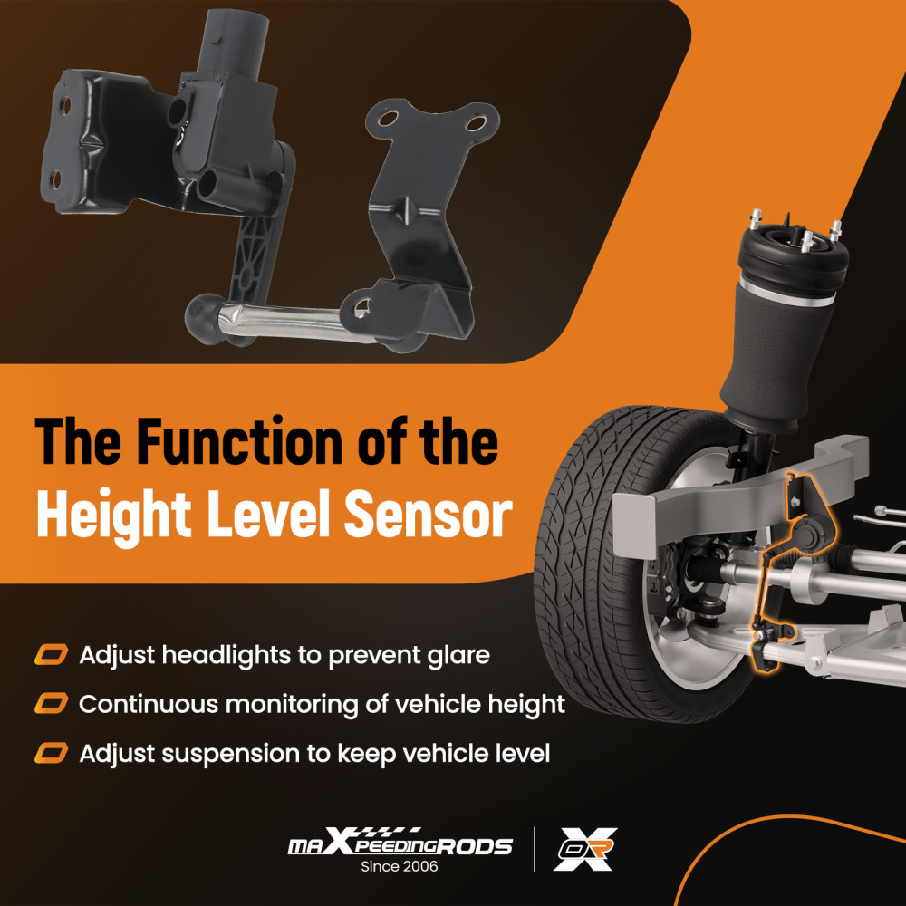 Posteriore Sinistro Sensore Altezza compatibile per VW Sharan 7N Passat 362 365 7N0941273