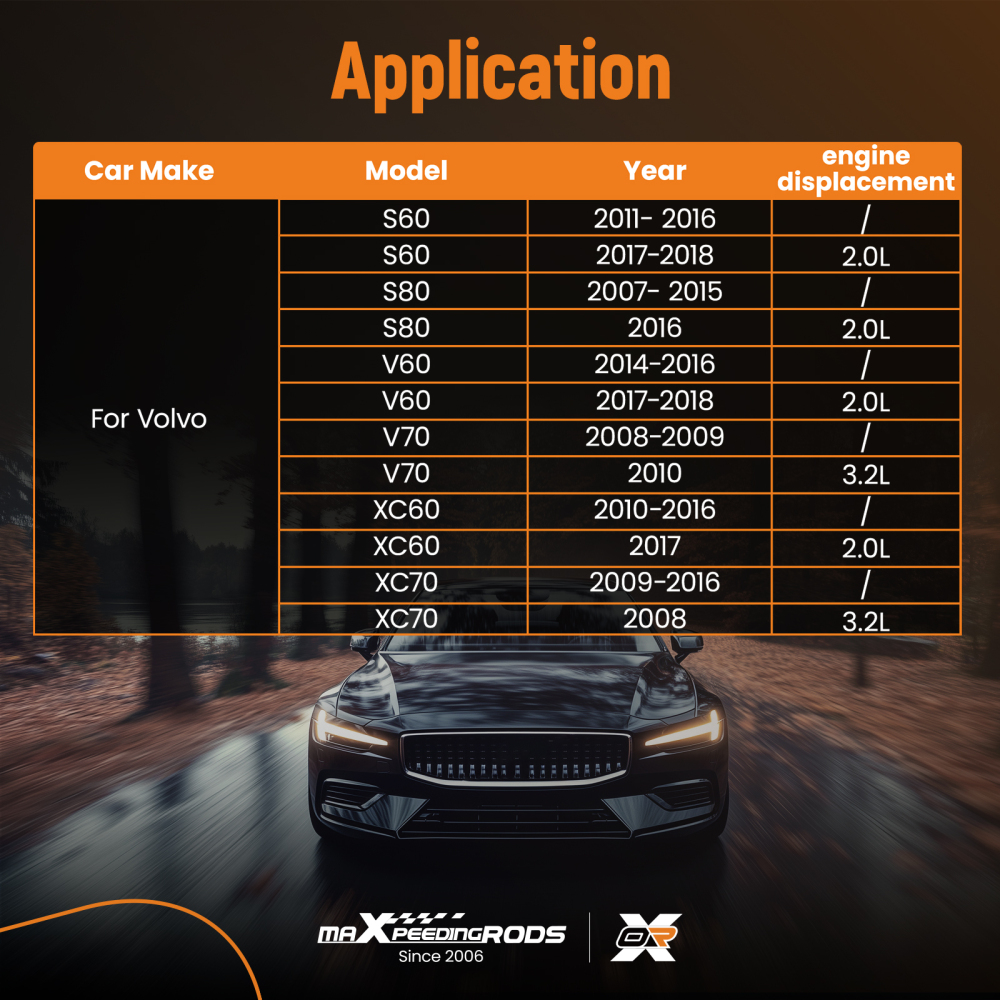 Front Right Suspension Height Level Sensor compatible for Volvo XC70 2009-2016 31288272