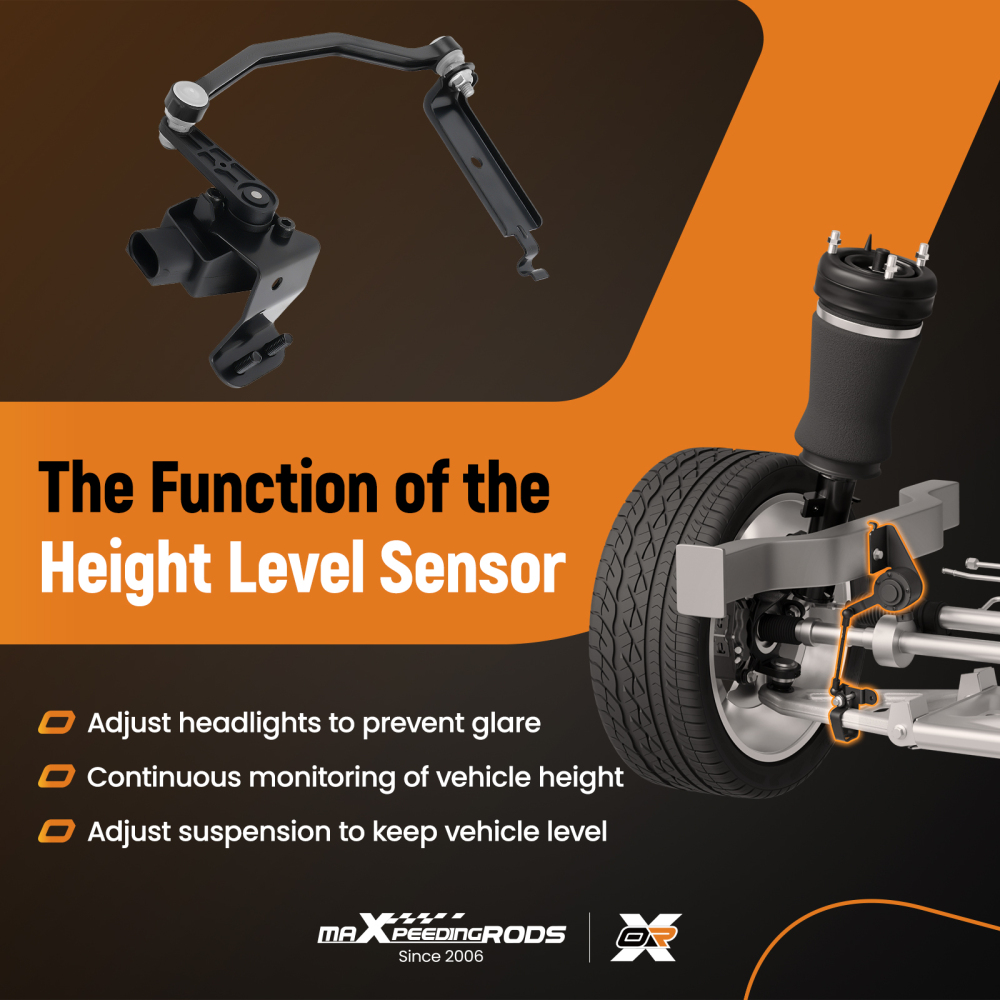 Front Right Suspension Height Level Sensor compatible for Volvo XC70 2009-2016 31288272