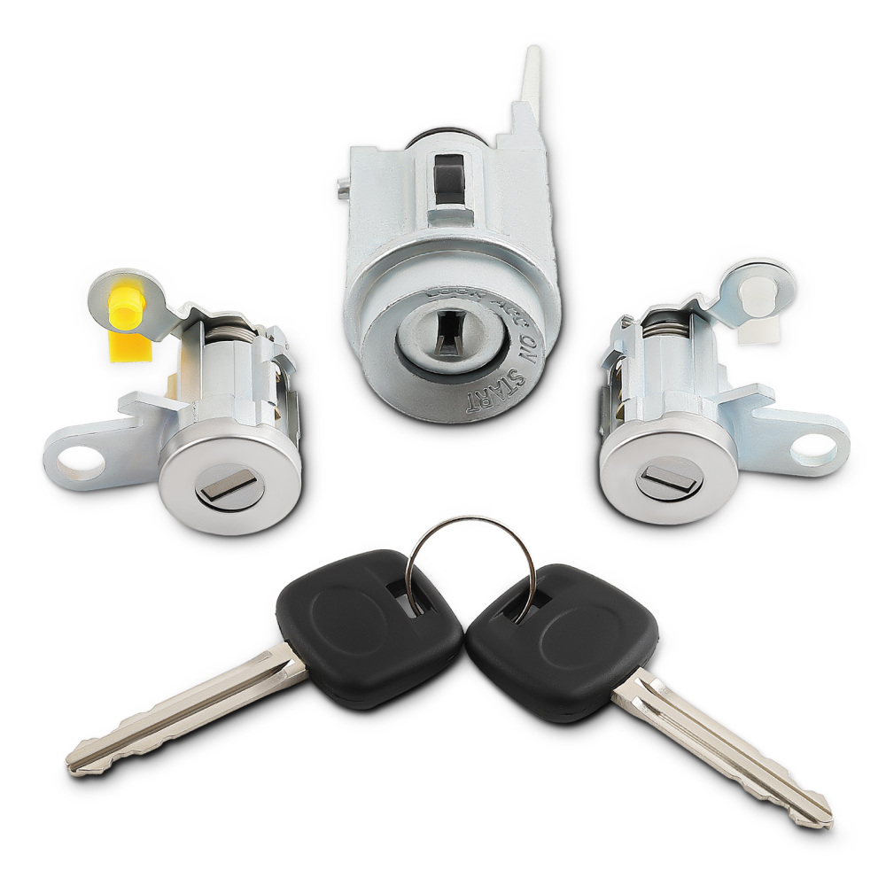 Same Key Matched Ignition Switch Door Lock Cylinder compatible for Toyota Tacoma 1995-2003