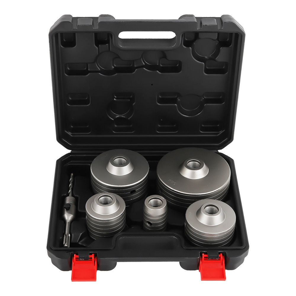 6PCS Concrete Hole Saw Kit 5 Inch SDS Plus Drill Bits for Brick 40‑125mm