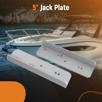 Pair 5 Jack Plate for Outboard Motor Extension to Raise The Motor Higher