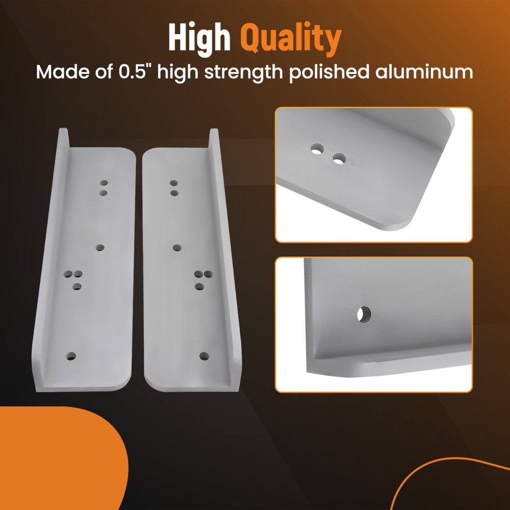 Pair 5 Jack Plate for Outboard Motor Extension to Raise The Motor Higher