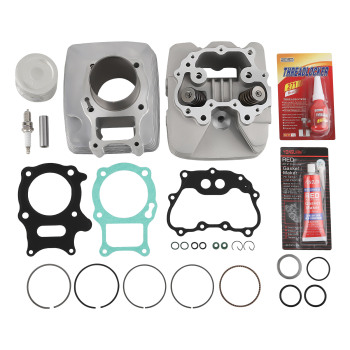 Engine Cylinder Head Piston Rebuild Kit compatible for Honda Sportrax 250 TRX250EX 03-08