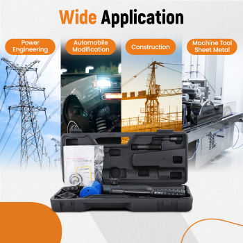 Hydraulic Knockout Hole Punch Driver KitElectrical Conduit Hole Cutter Set