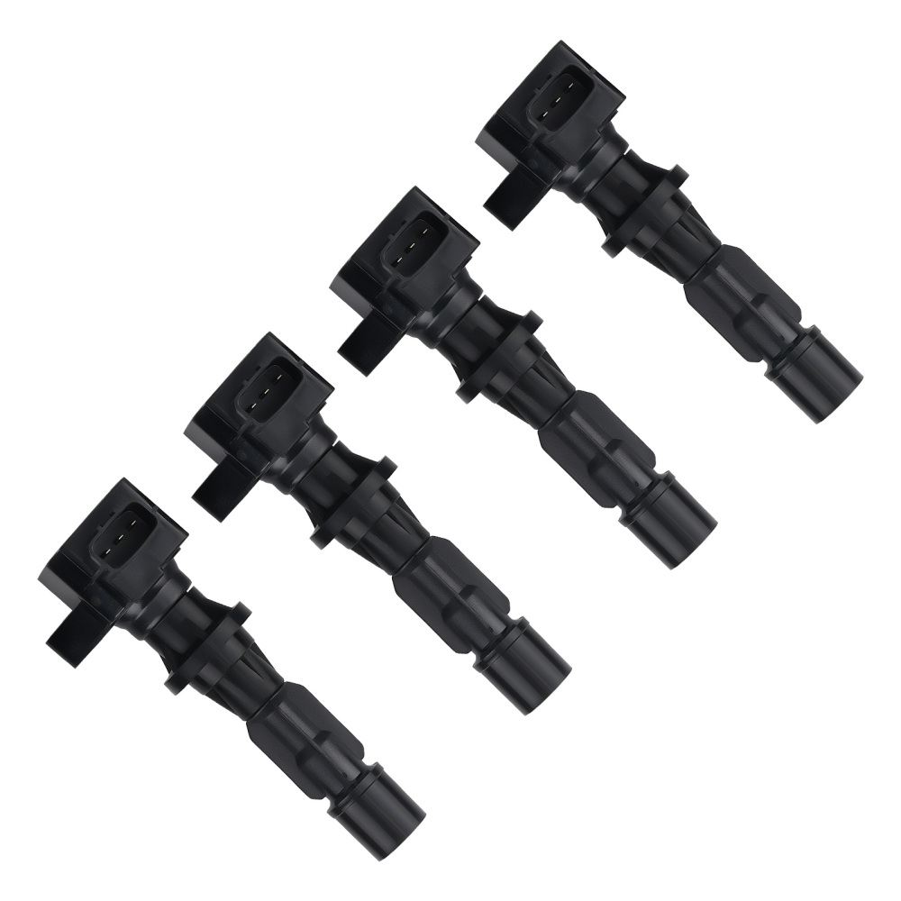 4 Ignition Coils + Spark Plugs compatible for Mazda 3 6 CX-7 L4 ‎2.0/2.3/2.5L UF540 90083