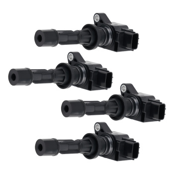 4 Ignition Coils + Spark Plugs compatible for Mazda 3 6 CX-7 L4 ‎2.0/2.3/2.5L UF540 90083