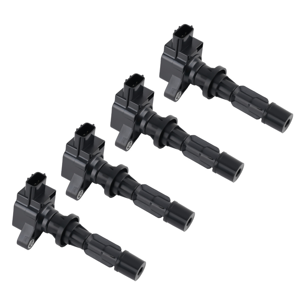 4 Ignition Coils + Spark Plugs compatible for Mazda 3 6 CX-7 L4 ‎2.0/2.3/2.5L UF540 90083