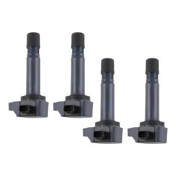 4pcs Ignition Coils4pcs Spark Plugs compatible for Honda Civic L4 Petrol 2006-2011 UF582