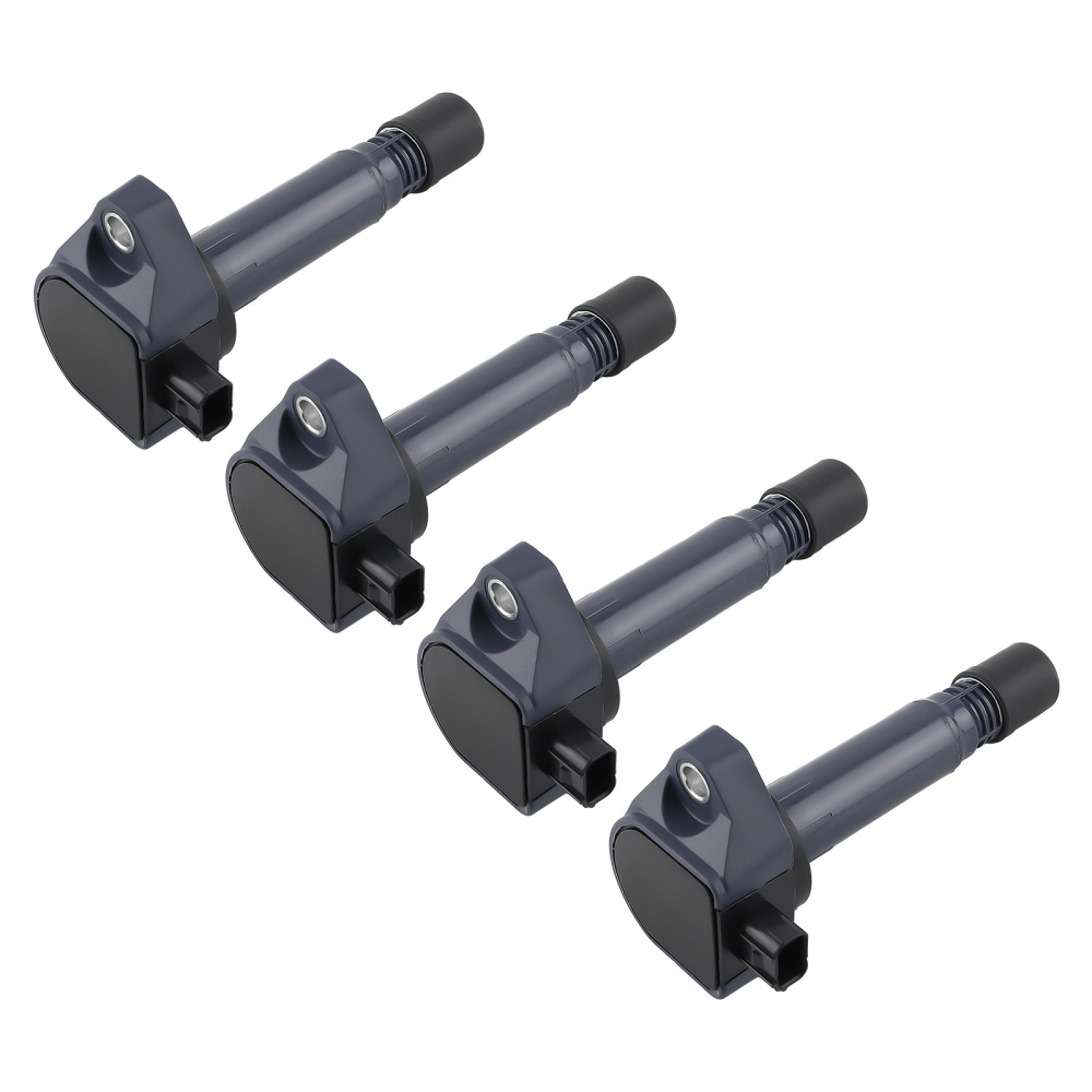 4pcs Ignition Coils4pcs Spark Plugs compatible for Honda Civic L4 Petrol 2006-2011 UF582