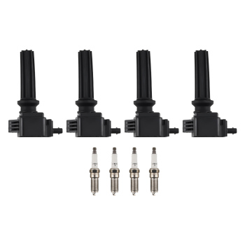 Pack of 4 High Performance Ignition Coil compatible for Ford Escape Focus compatible for Lincoln MKZ UF670