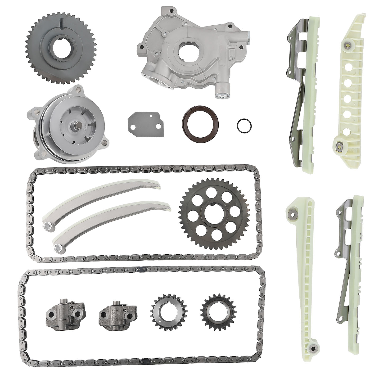 Timing Chain KitW/ Gears Water Pump Oil Pump compatible for Ford F-150 compatible for Mercury 4.6 97-02
