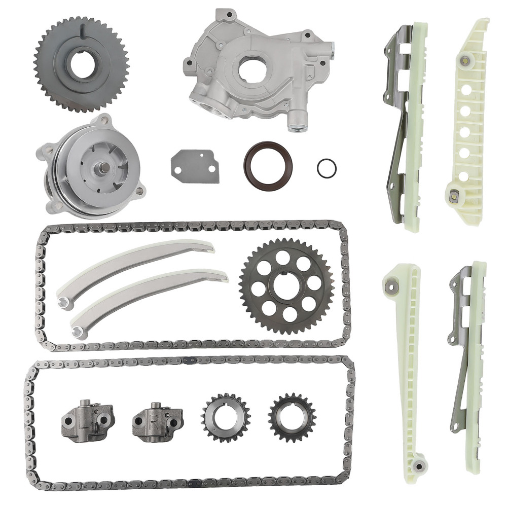 Timing Chain KitW/ Gears Water Pump Oil Pump compatible for Ford F-150 compatible for Mercury 4.6 97-02
