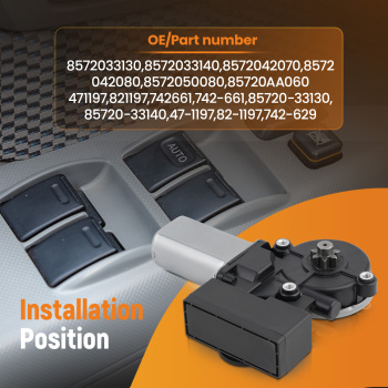 Window Motor Front Left compatible for Lexus ES300 LS430 01-06 compatible for Toyota Camry 2002-06