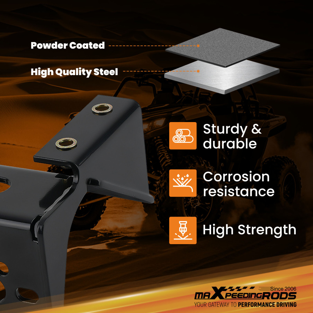 Winch Mounting Kit For 2012-2024 compatible for Kawasaki Teryx/4 750 800 UTV Heavy-Duty