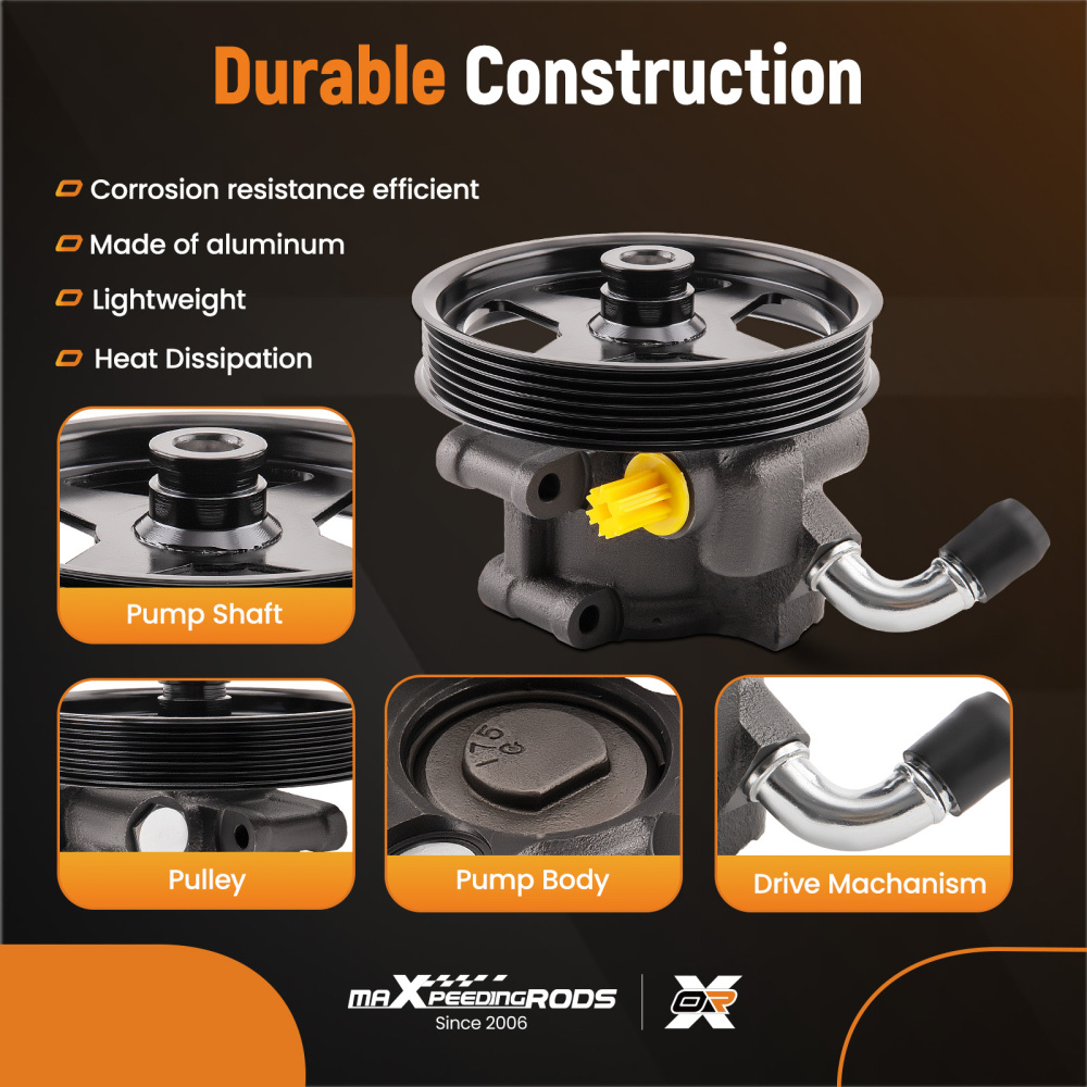 1xPower Steering Pump compatible for Buick Rainier compatible for Chevrolet Trailblazer compatible for GMC Isuzu 20-65990