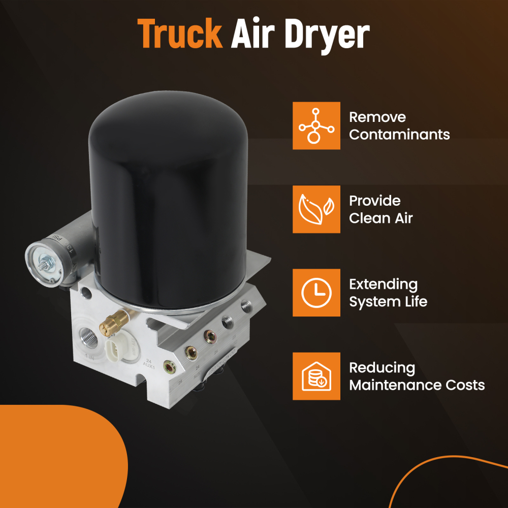 Air Dryer Extended Purge Style Replace for Freightliner Compatible for Bendix 801266