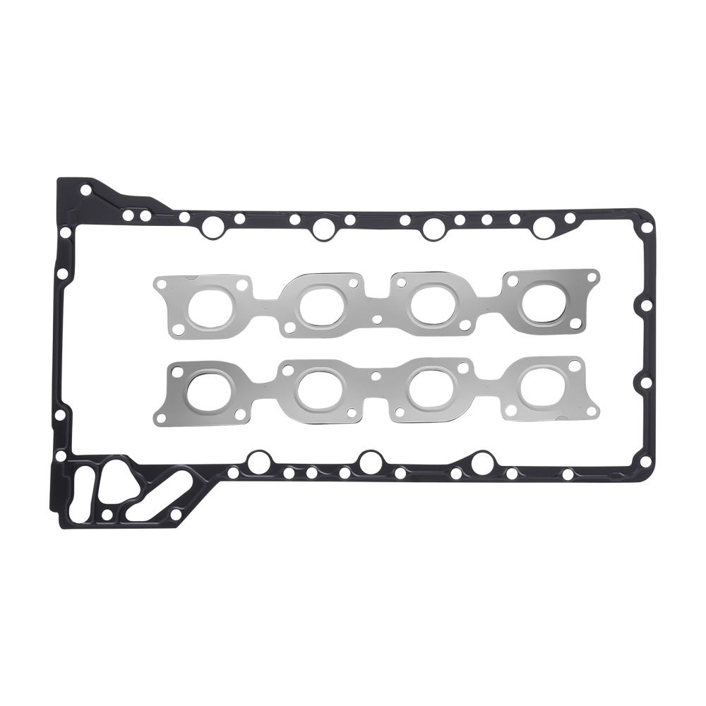 Cylinder Head Gasket Kit w/ Oil Pan Gasket Set compatible for BMW BMW 750Li 550i 650i 750i