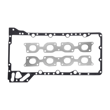 Cylinder Head Gasket Kit w/ Oil Pan Gasket Set compatible for BMW BMW 750Li 550i 650i 750i