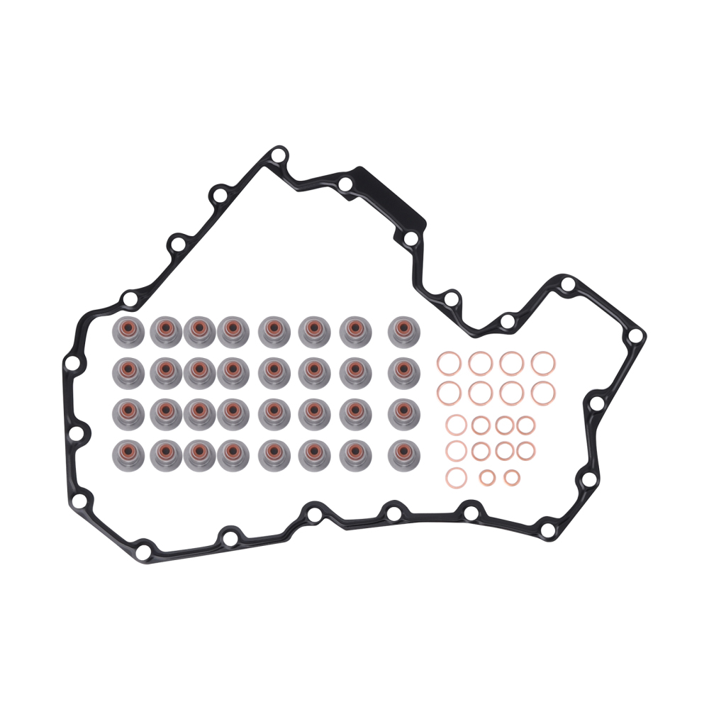 Cylinder Head Gasket Kit w/ Oil Pan Gasket Set compatible for BMW BMW 750Li 550i 650i 750i