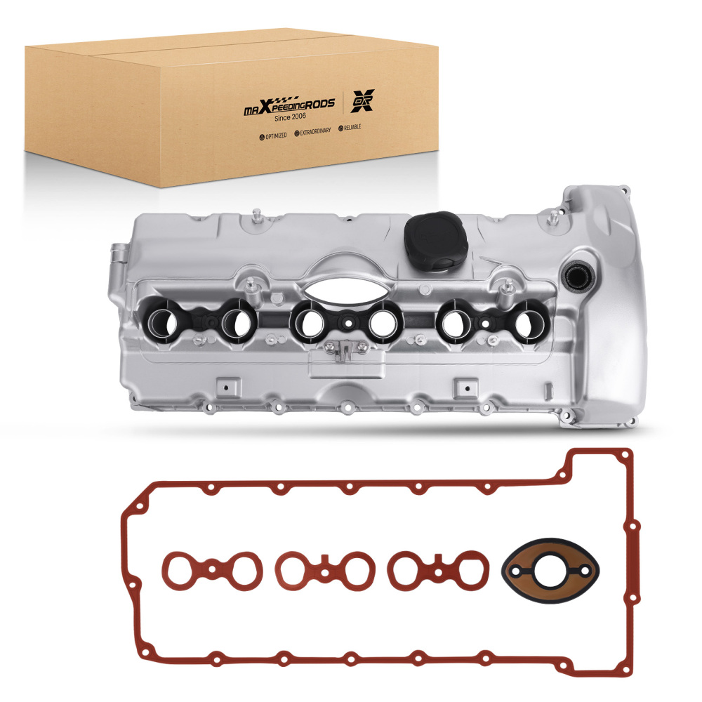 Aluminum Valve Cover Set compatible for BMW E90 E60 E85 325i 330i 525i 530i 2006 2007 N52