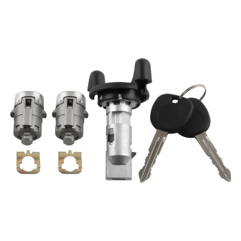 Door Lock CylindersIgnition Switch+2Keys compatible for Chevy Tahoe Silverado GMC Sierra