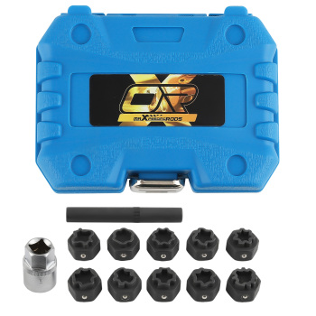 Anti-theft Remover Tool Kit Wheel Lock Lug Nut Key Socket Kit compatible for Mercedes Benz