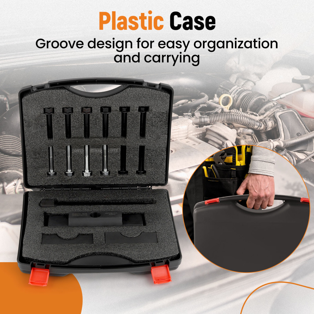 Heavy-Duty Yoke Puller Semi Truck Yoke Remover Tool Kit for Class 6-8 trucks